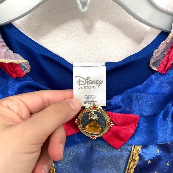 Disney Store Parks Snow White Halloween Costume with Cape Size 3T - Picture 2 of 6